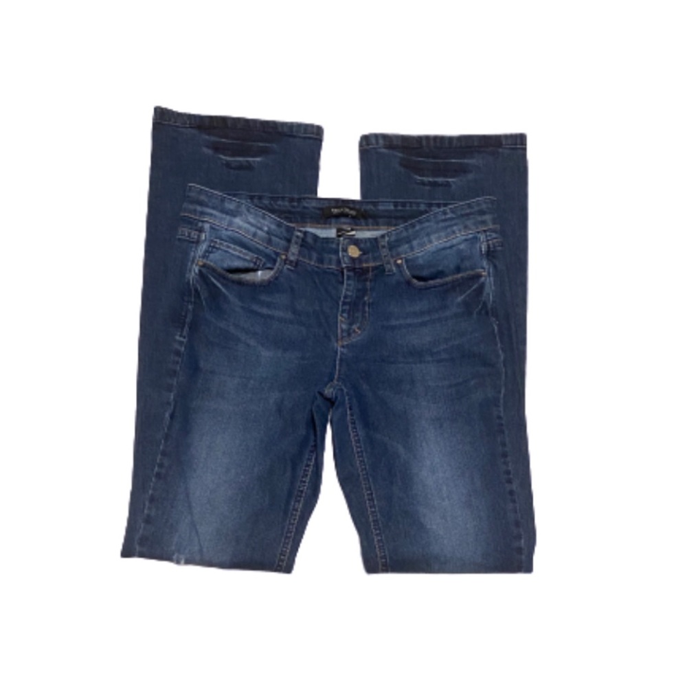 White House black market noir 4r bootleg jeans